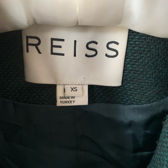 STUNNING Reiss green wool winter coat - Picture 9 of 17